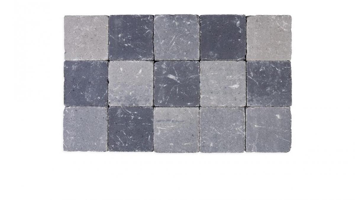 Coeck pave cylindre 15x15x5 gris noir